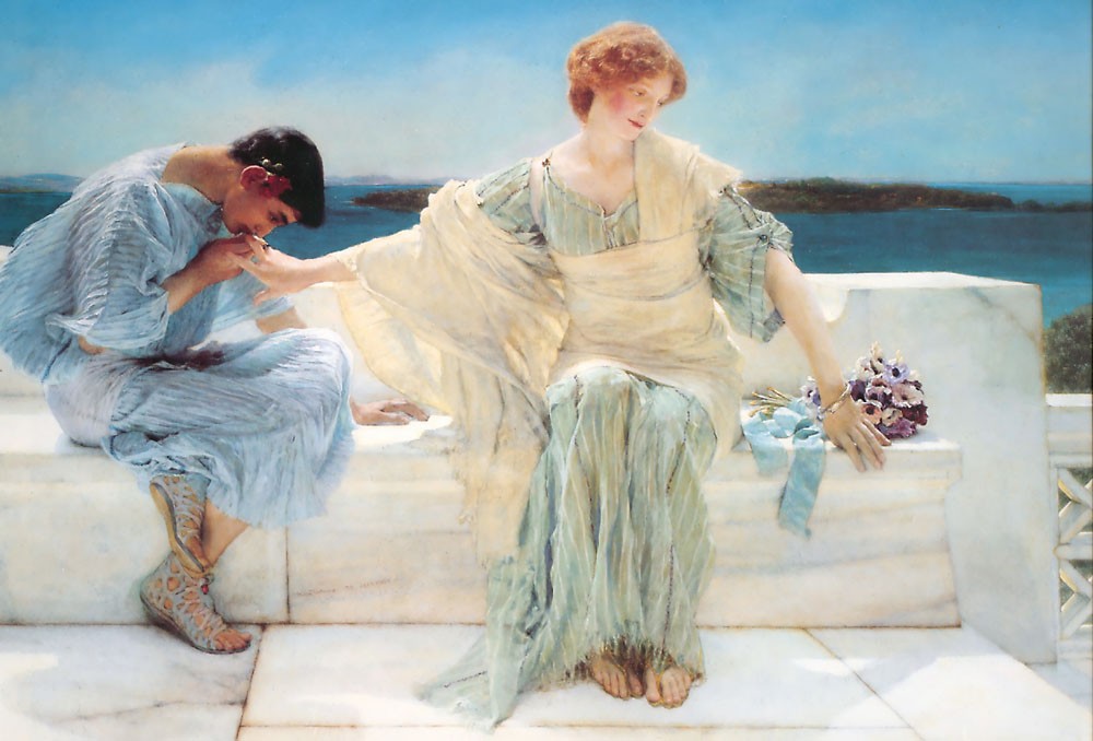 Sir Lawrence Alma-Tadema ask me no more